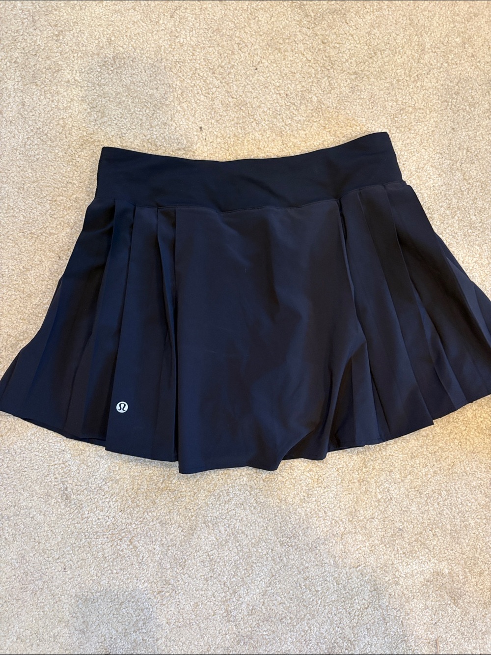 lululemon athletica Black Pleated  Skort